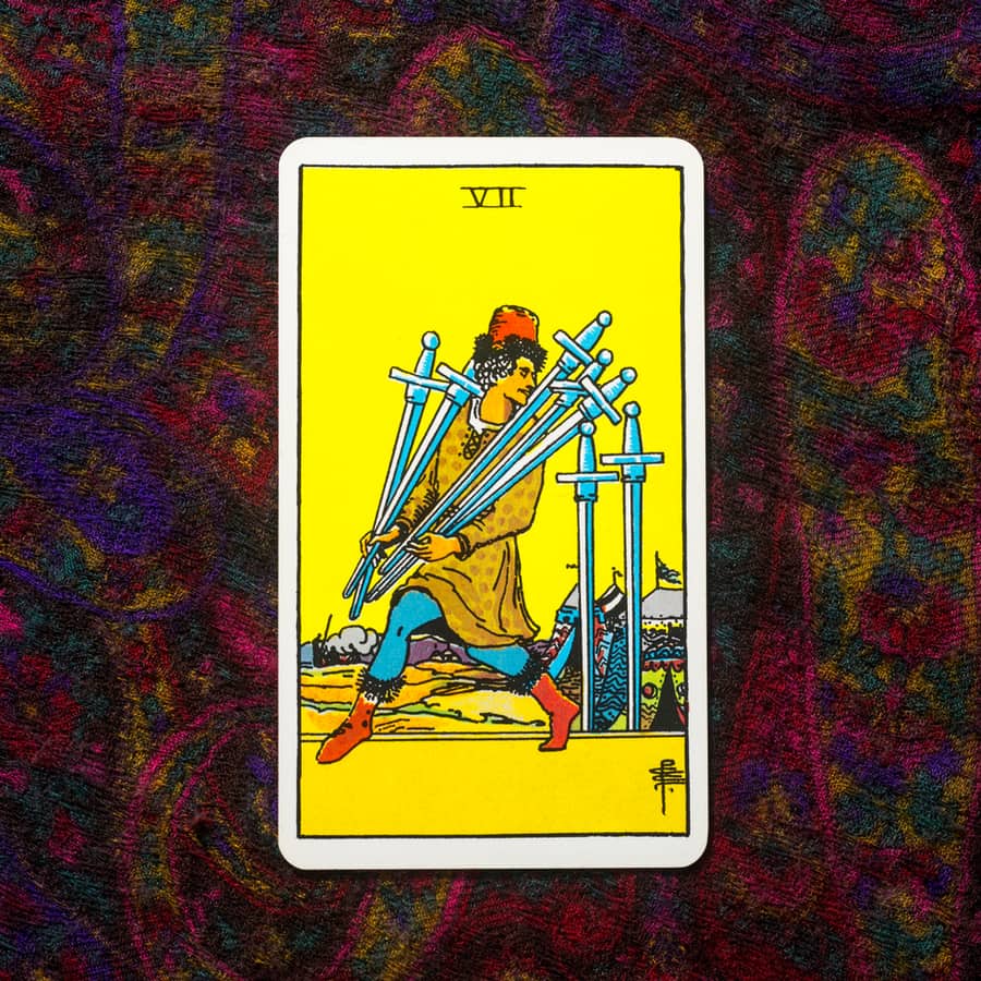 Seven Of Swords: Independent And Risk-Taking