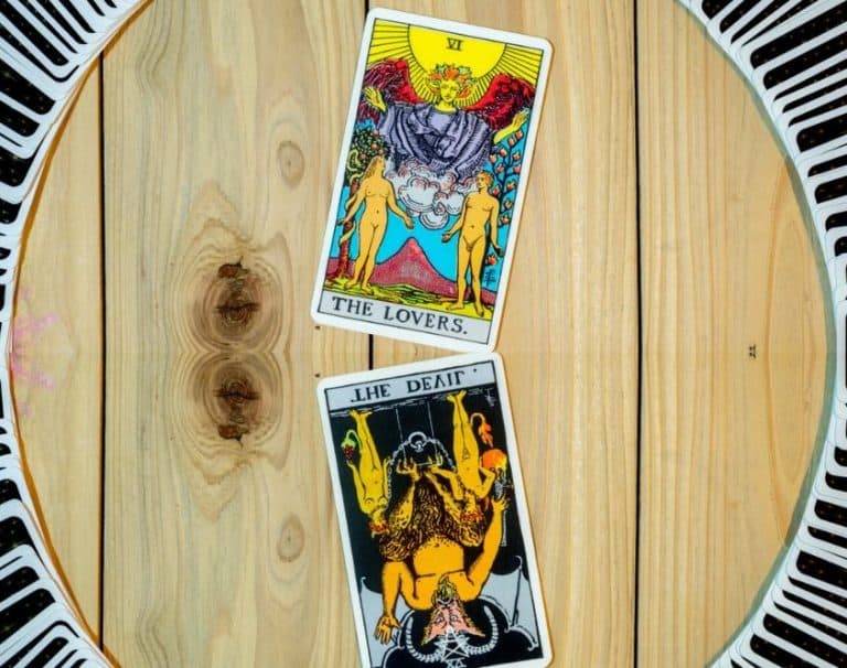 Tarot Meanings The Devil and the Lovers Combination LeadByStars