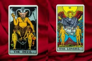 The Devil And The Lovers Tarot Card Meaning
